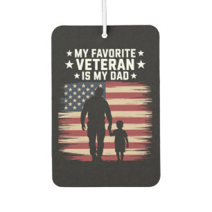 Father Veterans Day Dad Proud Air Freshener