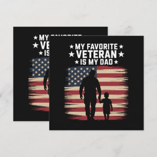 Father Veterans Day Dad Proud Invitation