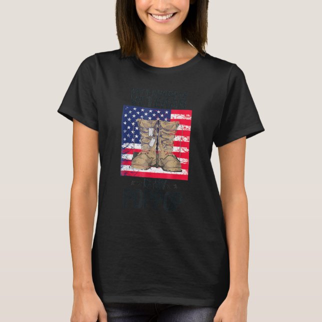 Father Veterans Day My Favourite Veteran Is My Pop T-Shirt (Front)
