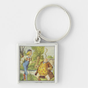 Father William Balancing an Eel on his Nose Keychain