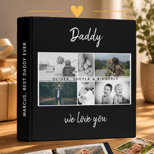 Father with Kids and Family Dad Photo Album Binder