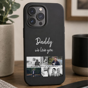 Father with Kids and Family Dad Photo Collage iPhone 13 Pro Case