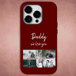 Father with Kids and Family Dad Photo Collage Case-Mate iPhone 14 Pro Case<br><div class="desc">Father with Kids and Family Dad Photo Collage iPhone Case. Collage of 6 photos, father`s name with a sweet message in a trendy white script and names of children that overlay the photos. Add your 6 favourite family photos. Sweet keepsake and a gift for birthday, Father`s Day or Christmas for...</div>