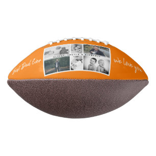 Father with Kids and Family Dad Photo Collage Football