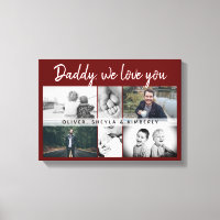 Father with Kids and Family Daddy Red 6 Photo