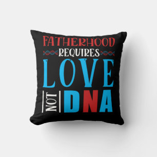 Fatherhood Father's Day for Stepdad Stepfather Throw Pillow