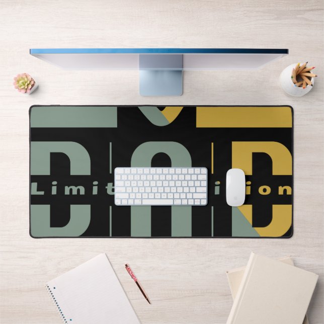Fatherhood Is Unconditional Love: Dad Edition Desk Mat (Office 1)