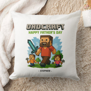 Fatherhood Mode Activated – Happy Father’s Day Throw Pillow