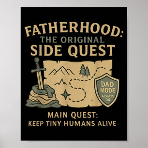 Fatherhood The Original Side Quest Dad Mode  Poster