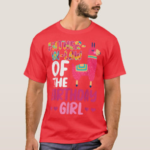 FatherInLaw of the Birthday Girl Llama Bday Alpaca T-Shirt