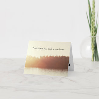 Fatherless Father's Day - Proud Dad - Horizontal Thank You Card