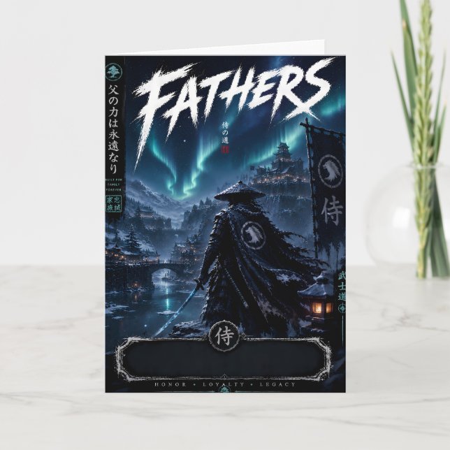 Fathers Aurora Warrior Card (Front)