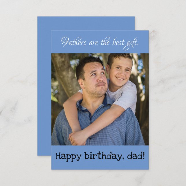 Father's birthday card (Front/Back)