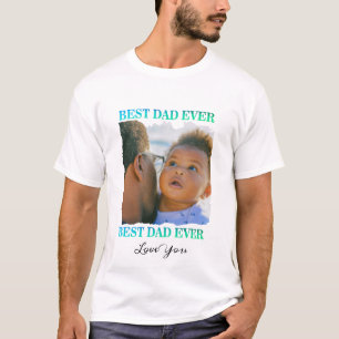 Father's Birthday Gift multiple photo collage T-Shirt