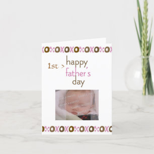 Father's Day 1st Photo Card