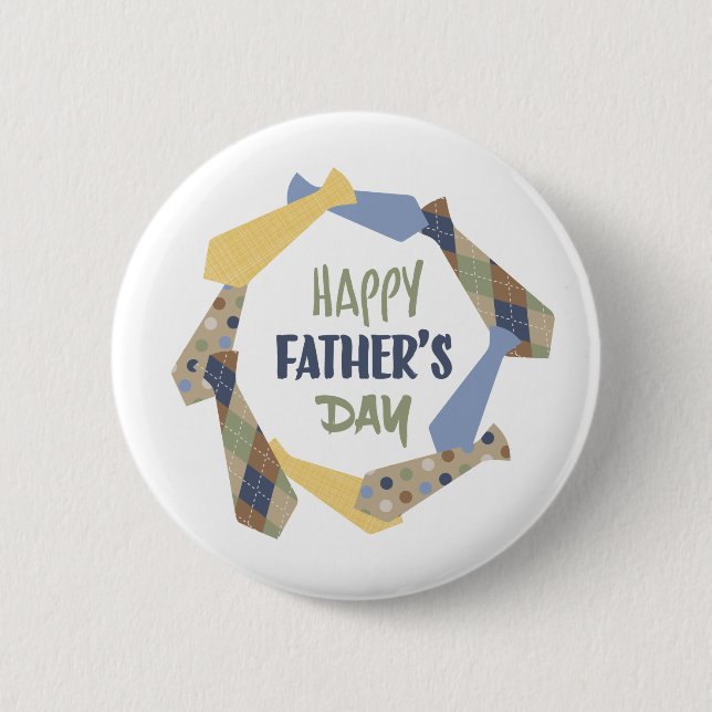 Father's Day 2 Inch Round Button (Front)