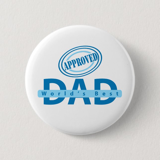Father's Day 2 Inch Round Button (Front)