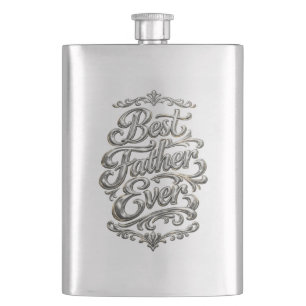 Father's Day 8 oz Stainless Steel Flask