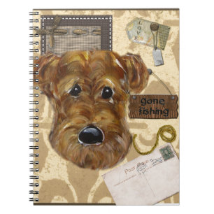 FATHER'S DAY AIREDALE NOTEBOOK
