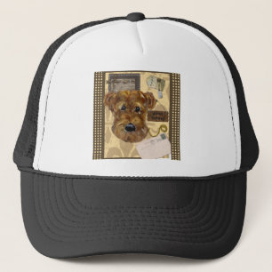 FATHER'S DAY AIREDALE TRUCKER HAT