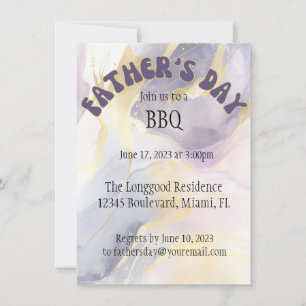 Father's Day BBQ Invitation