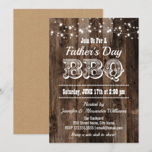 Father's Day BBQ Invitation