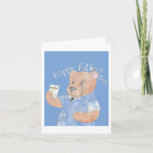 Father's Day Bear  Card
