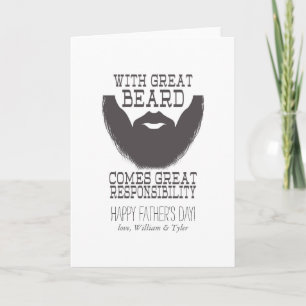 Father's Day Beard Card