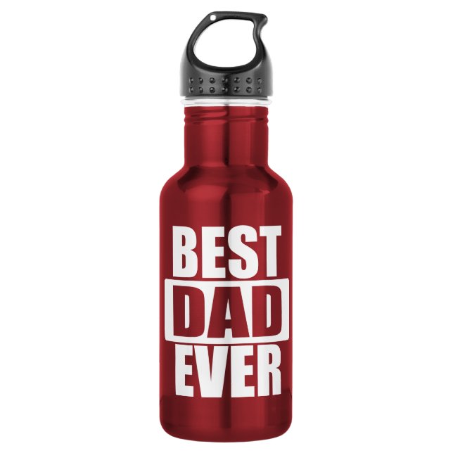 Father's Day: Best Dad Ever 532 Ml Water Bottle (Front)