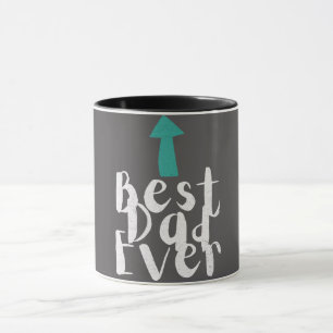 Father's Day Best Dad Ever Minimalistic Mug