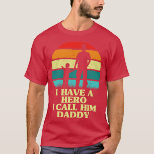 Fathers Day Best Dad Ever Retro Sunset Fathers Day T-Shirt
