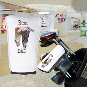 Father's Day "Best Dad" Hawk  Golf Head Cover