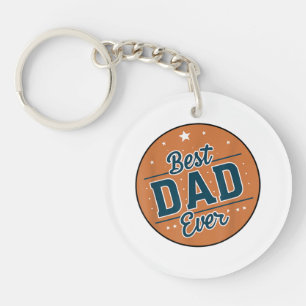 Father's Day Best Dad In The World Keychain