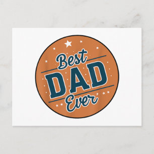 Father's Day Best Dad In The World Postcard
