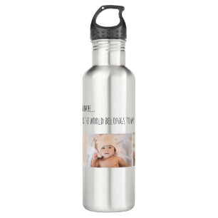 Father's Day Best Daddy 3 Photo Customize 710 Ml Water Bottle