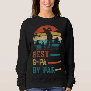 Father's Day Best Godfather by Par Funny Golf Gift Sweatshirt