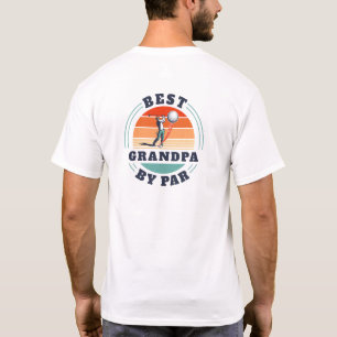 Fathers Day Best Grandpa By Par Golf Lover T-Shirt