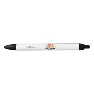 Fathers Day Best Grandpa By Par Golf Personalized Black Ink Pen