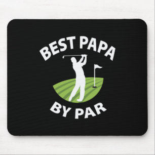 Father's Day Best Papa By Par Mouse Pad