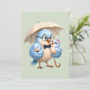 Father's Day Bird Folded Card