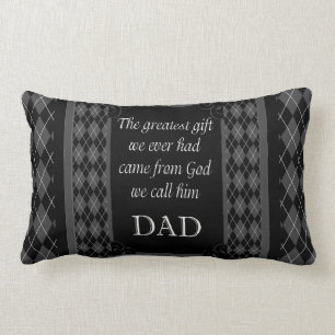 Father's Day - Birthday "Greatest Gift We" Lumbar Pillow