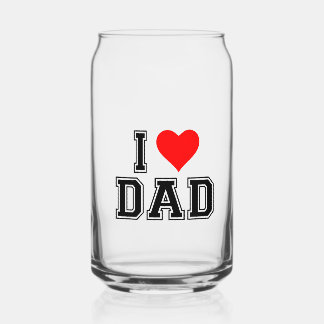 Father's day – Bold and Simple Design Can Glass