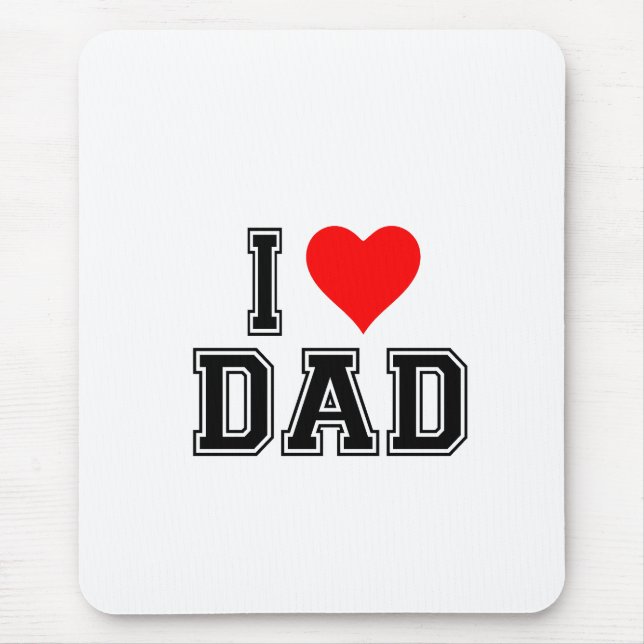 Father's day – Bold and Simple Design Mouse Pad (Front)