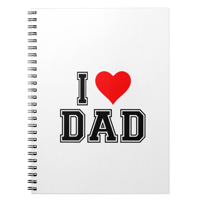 Father's day – Bold and Simple Design Notebook (Front)
