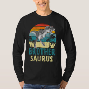 Fathers Day Brothersaurus T Rex Dinosaur Brother S T-Shirt