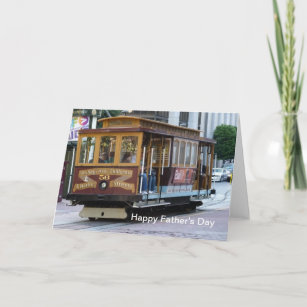Father's Day Cable Car Card