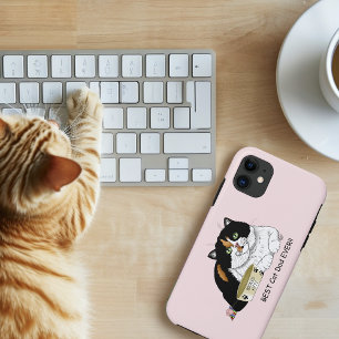 Father's Day Calico Cat iPhone 11 Case