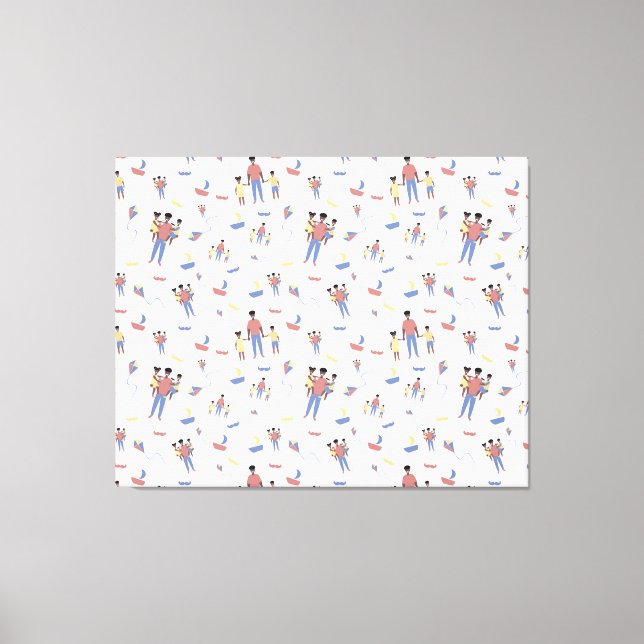 Father's Day Canvas Print (Front)