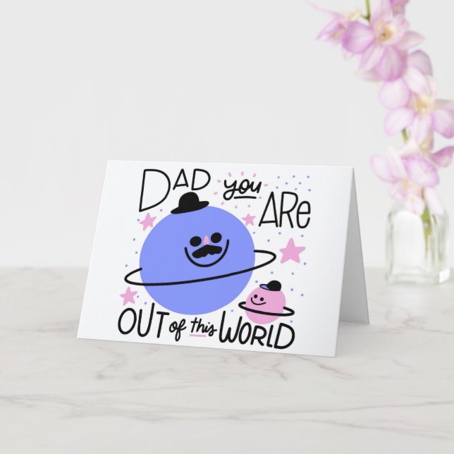 Father's Day  Card (Orchid)