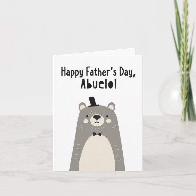 Father's Day Card for Abuelo (Front)